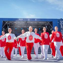 Народный ансамбль танца «Овация» принял участие в торжественных церемониях открытия и закрытия Всероссийского съезда учителей физической культуры - Фотогалерея