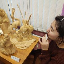 Шаг к профессии: студенты познакомились с Богородским институтом художественной резьбы по дереву - Фотогалерея