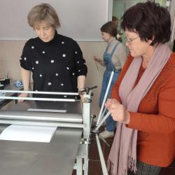 Областной мастер-класс  «Печатная графика в декоративно-прикладном искусстве» - Фотогалерея