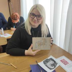 Областной мастер-класс  «Печатная графика в декоративно-прикладном искусстве» - Фотогалерея