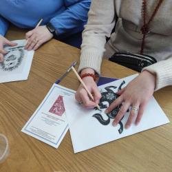 Областной мастер-класс  «Печатная графика в декоративно-прикладном искусстве» - Фотогалерея