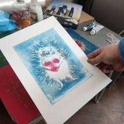 Областной мастер-класс  «Печатная графика в декоративно-прикладном искусстве» - Фотогалерея