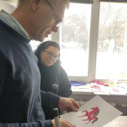 Областной мастер-класс  «Печатная графика в декоративно-прикладном искусстве» - Фотогалерея